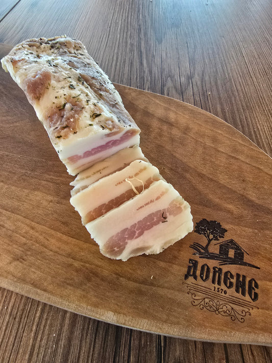 Осолена сланина с местни билки